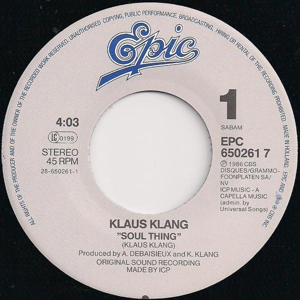 Grote foto klaus klang soul thing muziek en instrumenten platen elpees singles