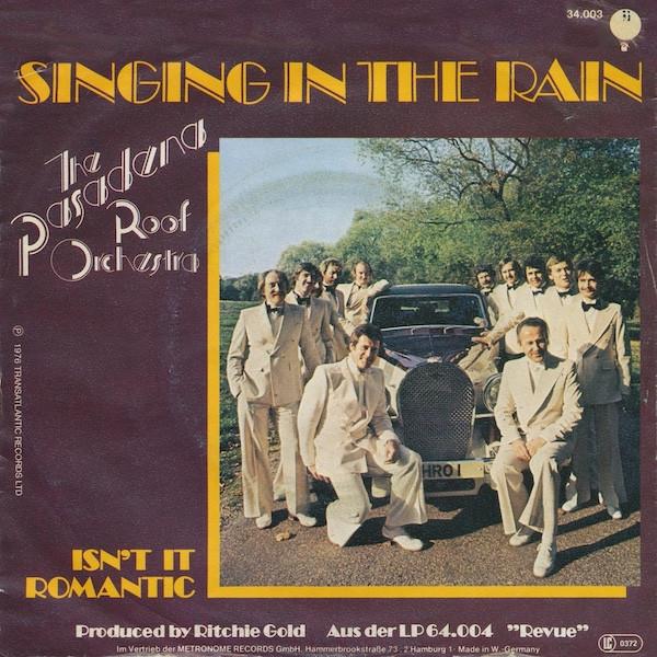 Grote foto the pasadena roof orchestra singing in the rain muziek en instrumenten platen elpees singles