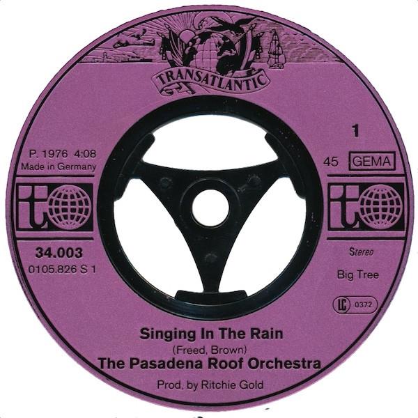 Grote foto the pasadena roof orchestra singing in the rain muziek en instrumenten platen elpees singles