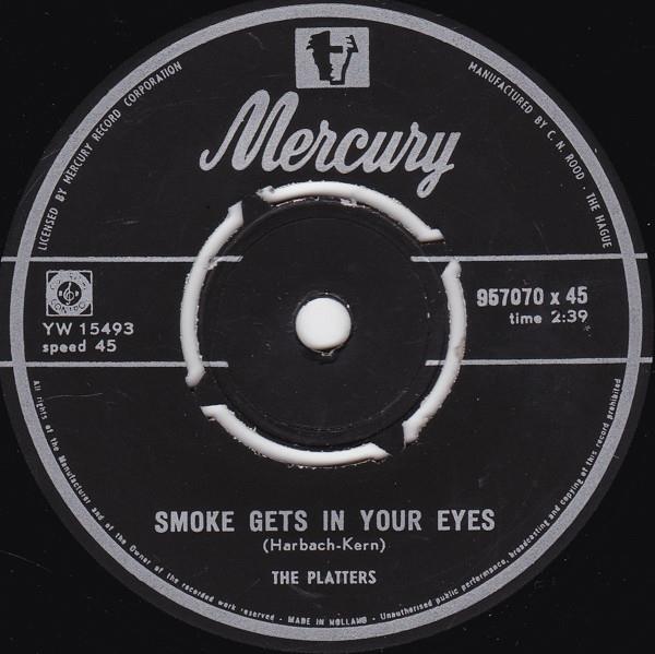 Grote foto the platters smoke gets in your eyes no matter what you are muziek en instrumenten platen elpees singles