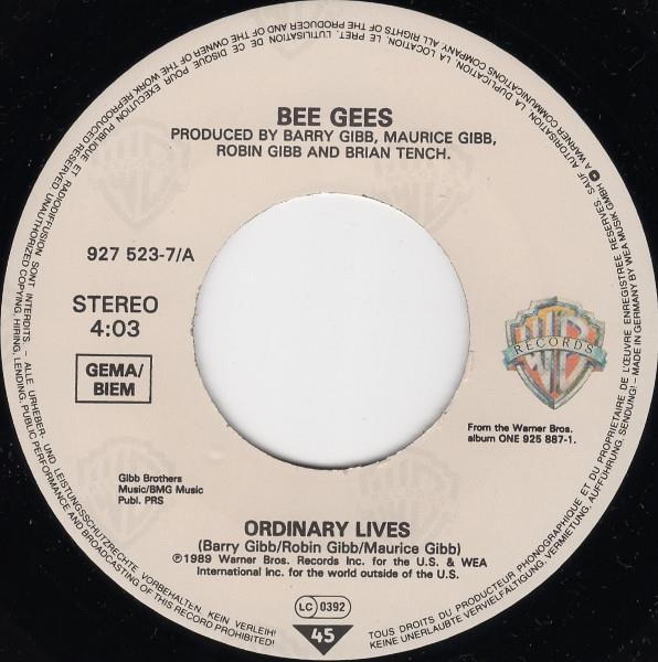 Grote foto bee gees ordinary lives muziek en instrumenten platen elpees singles