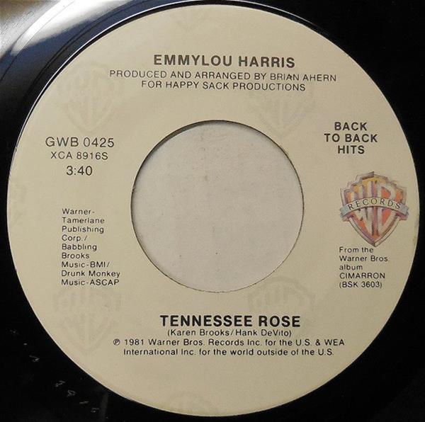 Grote foto emmylou harris mister sandman tennessee rose muziek en instrumenten platen elpees singles