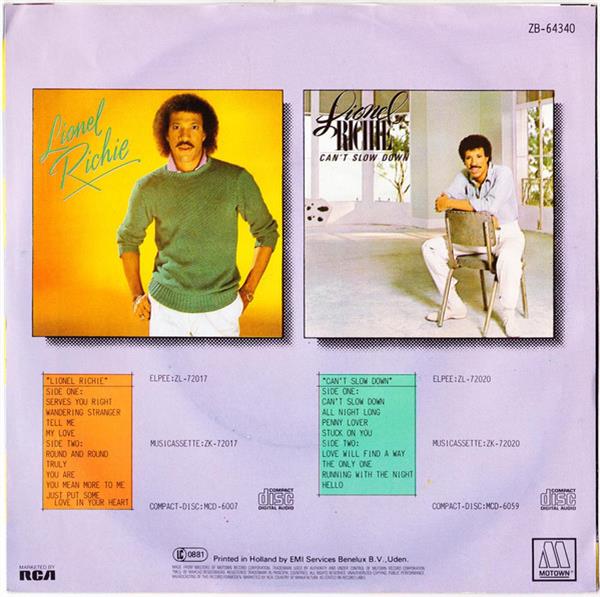 Grote foto lionel richie penny lover muziek en instrumenten platen elpees singles