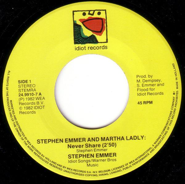 Grote foto stephen emmer and martha ladly never share muziek en instrumenten platen elpees singles