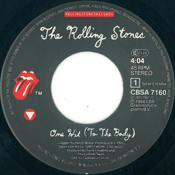 Grote foto the rolling stones one hit to the body muziek en instrumenten platen elpees singles