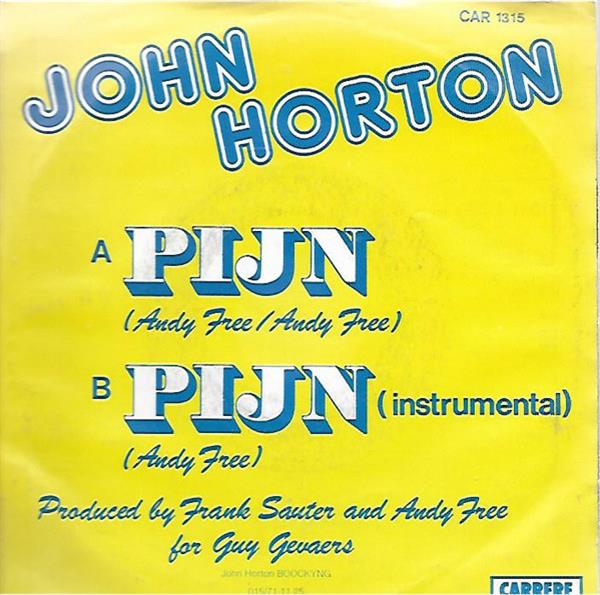 Grote foto john horton pijn muziek en instrumenten platen elpees singles