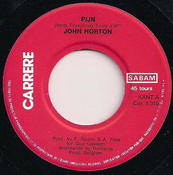 Grote foto john horton pijn muziek en instrumenten platen elpees singles