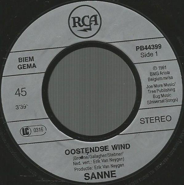 Grote foto sanne 2 oostendse wind muziek en instrumenten platen elpees singles