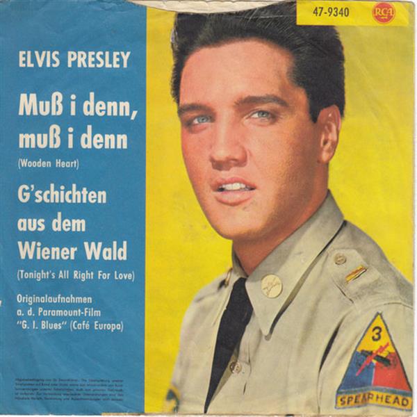 Grote foto elvis presley mu i denn mu i denn wooden heart gchichten aus dem wiener wald tonight a muziek en instrumenten platen elpees singles