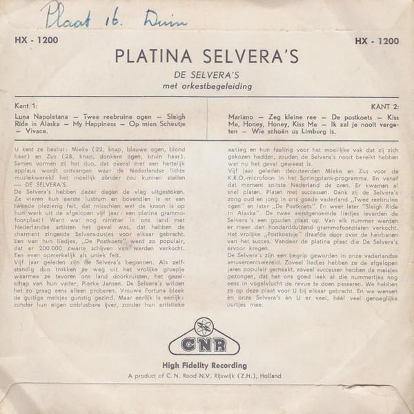 Grote foto de selvera platina selvera muziek en instrumenten platen elpees singles