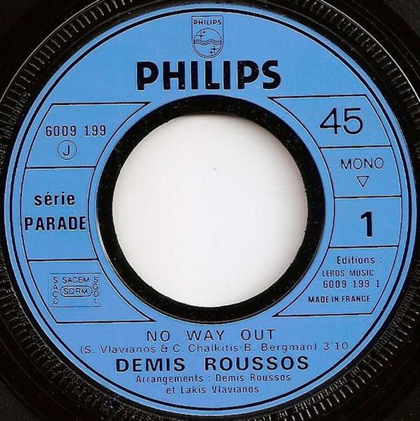 Grote foto demis roussos no way out muziek en instrumenten platen elpees singles