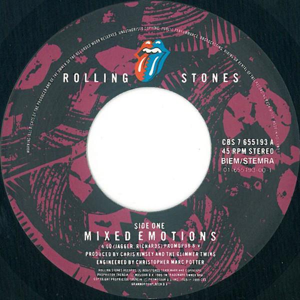 Grote foto the rolling stones mixed emotions muziek en instrumenten platen elpees singles