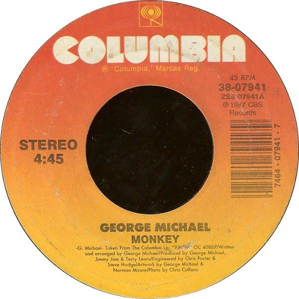 Grote foto george michael monkey muziek en instrumenten platen elpees singles