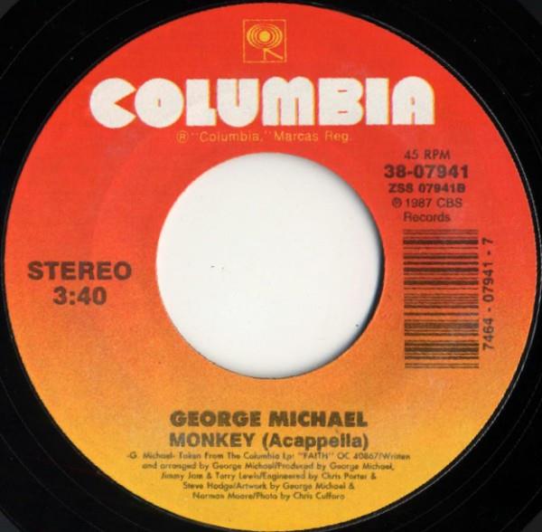 Grote foto george michael monkey muziek en instrumenten platen elpees singles