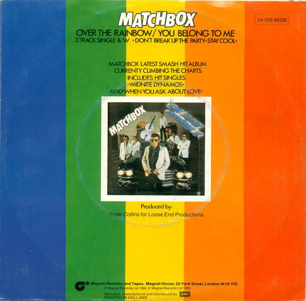 Grote foto matchbox 3 over the rainbow you belong to me muziek en instrumenten platen elpees singles