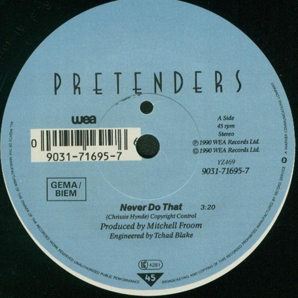 Grote foto the pretenders never do that muziek en instrumenten platen elpees singles