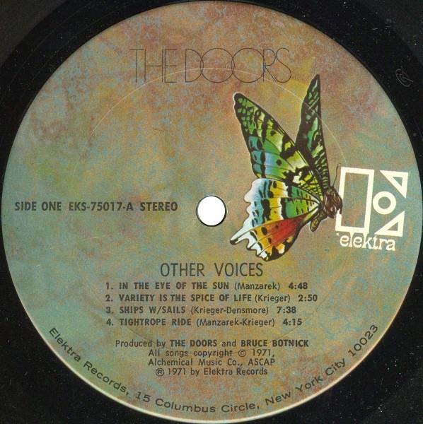 Grote foto the doors other voices muziek en instrumenten platen elpees singles