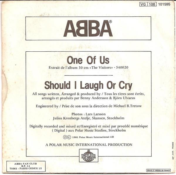 Grote foto abba one of us muziek en instrumenten platen elpees singles