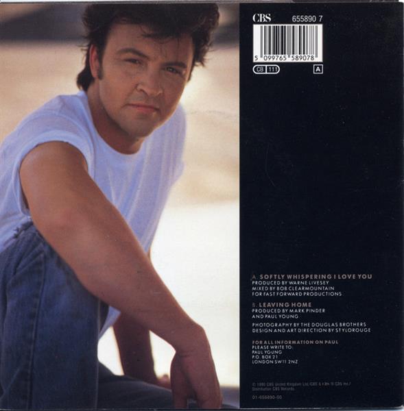 Grote foto paul young softly whispering i love you muziek en instrumenten platen elpees singles