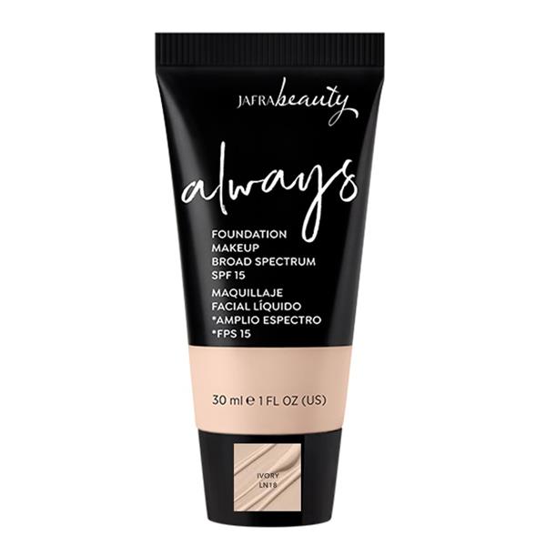 Grote foto jafra always foundation make up spf 15 ivory ln18 beauty en gezondheid make up sets