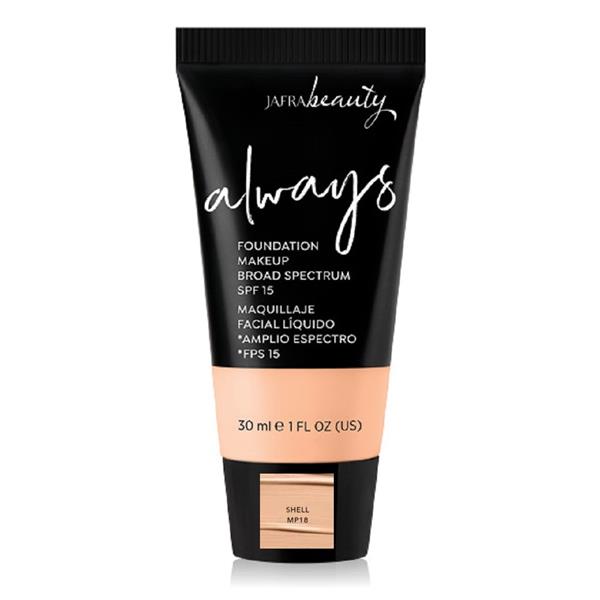 Grote foto jafra always foundation make up spf 15 shell mp18 beauty en gezondheid make up sets