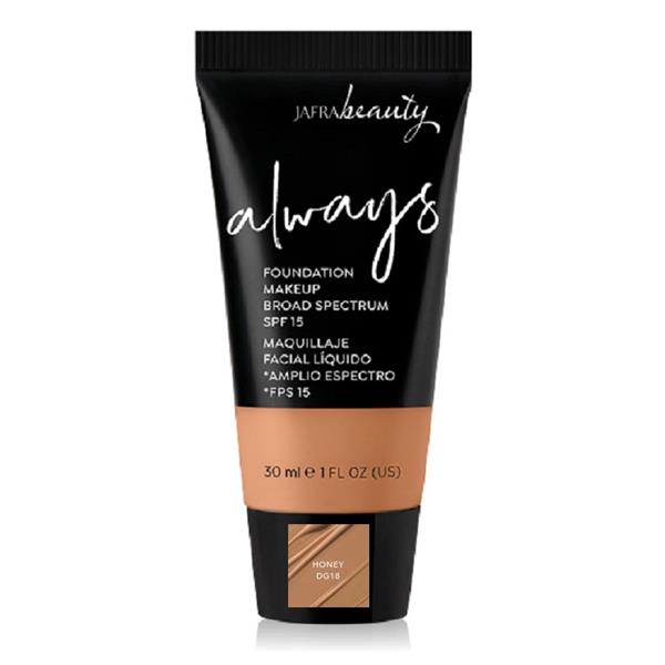 Grote foto jafra always foundation make up spf 15 honey dg18 beauty en gezondheid make up sets