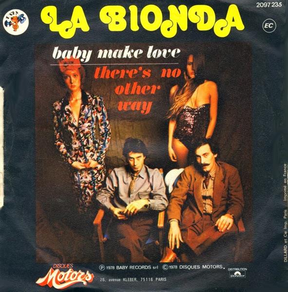 Grote foto la bionda baby make love there no other way muziek en instrumenten platen elpees singles