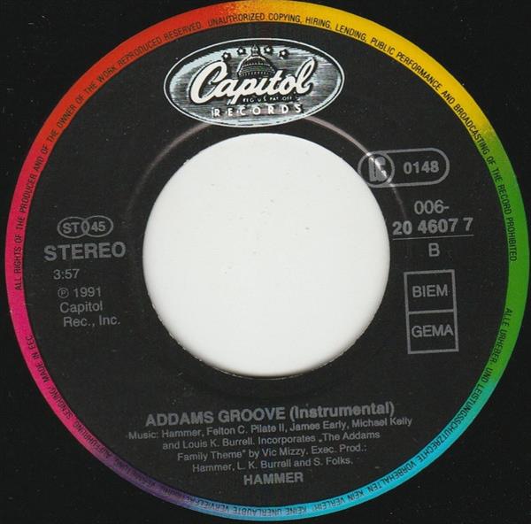 Grote foto mc hammer addams groove muziek en instrumenten platen elpees singles