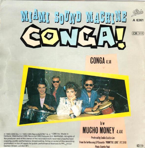 Grote foto miami sound machine conga muziek en instrumenten platen elpees singles