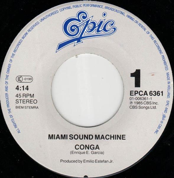 Grote foto miami sound machine conga muziek en instrumenten platen elpees singles