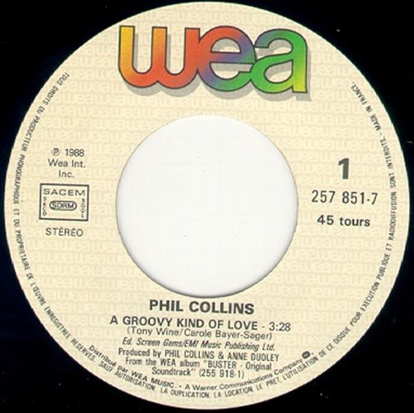 Grote foto phil collins a groovy kind of love muziek en instrumenten platen elpees singles