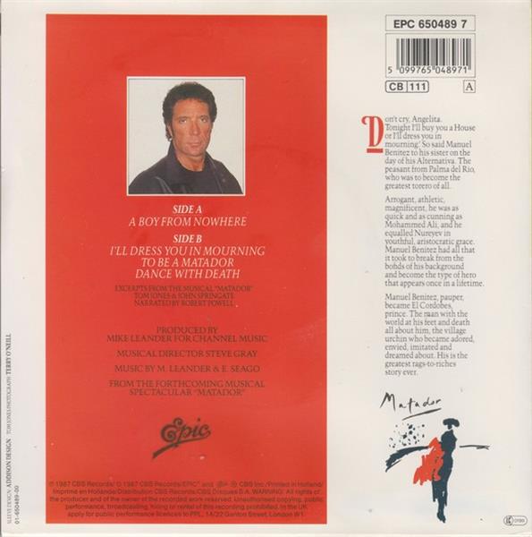 Grote foto tom jones a boy from nowhere muziek en instrumenten platen elpees singles