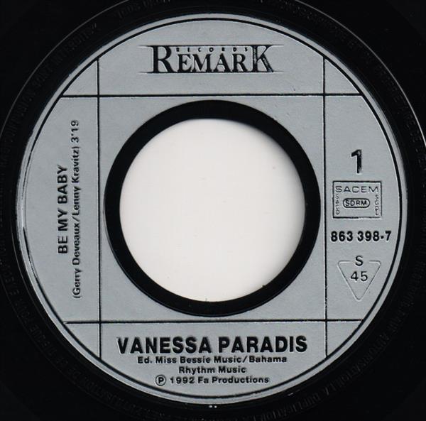 Grote foto vanessa paradis be my baby muziek en instrumenten platen elpees singles