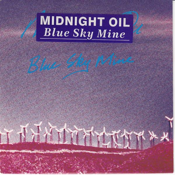 Grote foto midnight oil blue sky mine muziek en instrumenten platen elpees singles