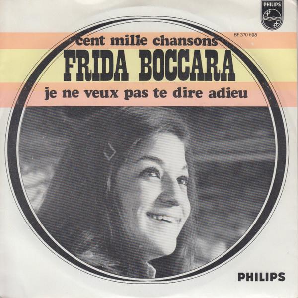 Grote foto frida boccara cent mille chansons je ne veux pas te dire adieu muziek en instrumenten platen elpees singles