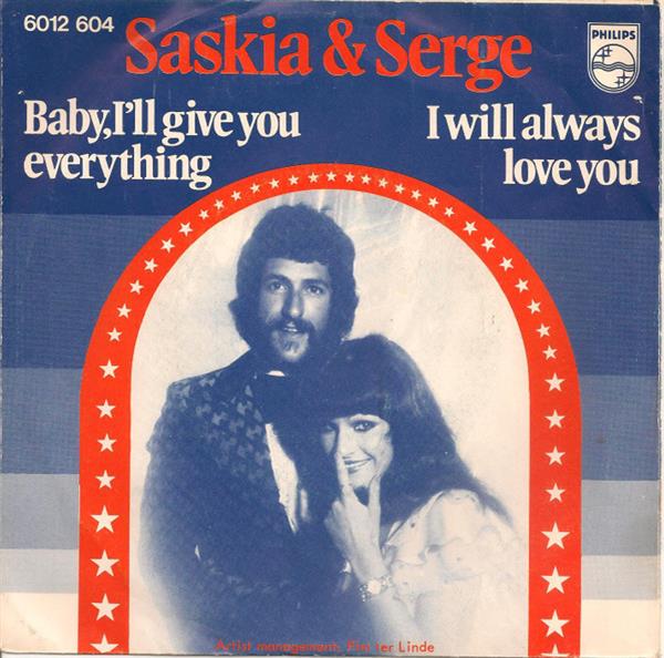 Grote foto saskia serge baby i ll give you everything i will always love you muziek en instrumenten platen elpees singles