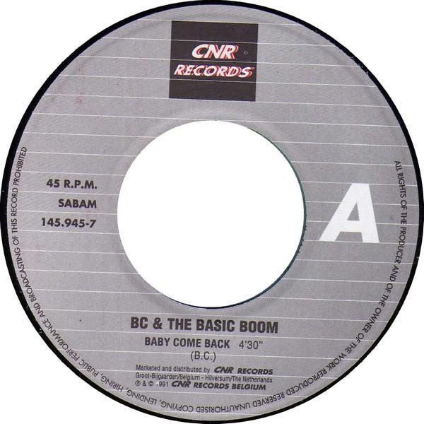 Grote foto b.c. the basic boom baby come back muziek en instrumenten platen elpees singles