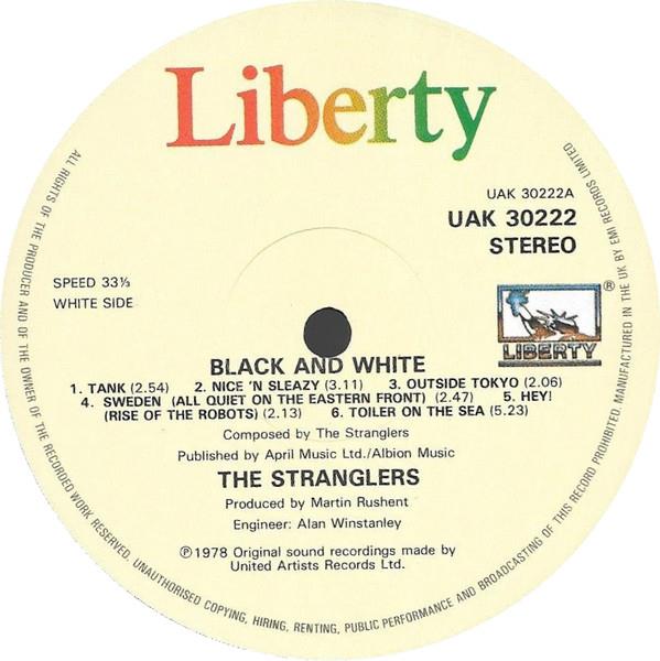 Grote foto the stranglers black and white muziek en instrumenten platen elpees singles