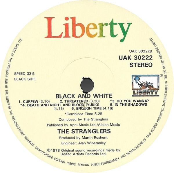 Grote foto the stranglers black and white muziek en instrumenten platen elpees singles