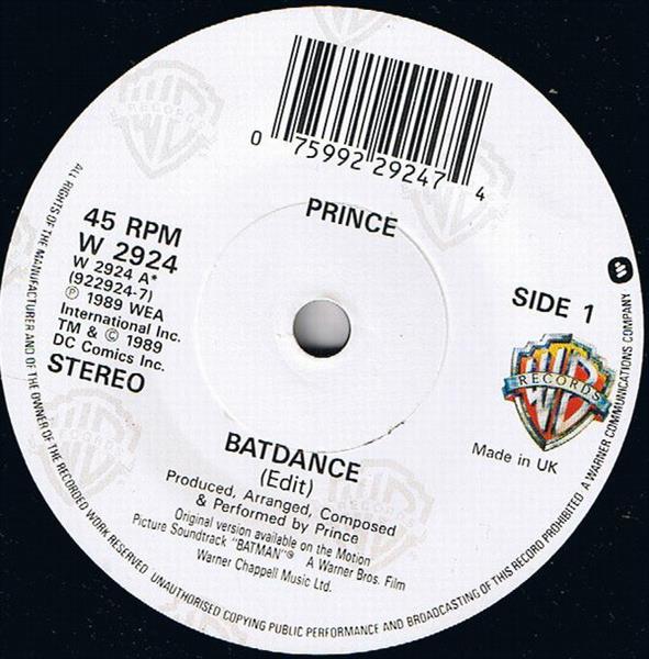 Grote foto prince batdance muziek en instrumenten platen elpees singles