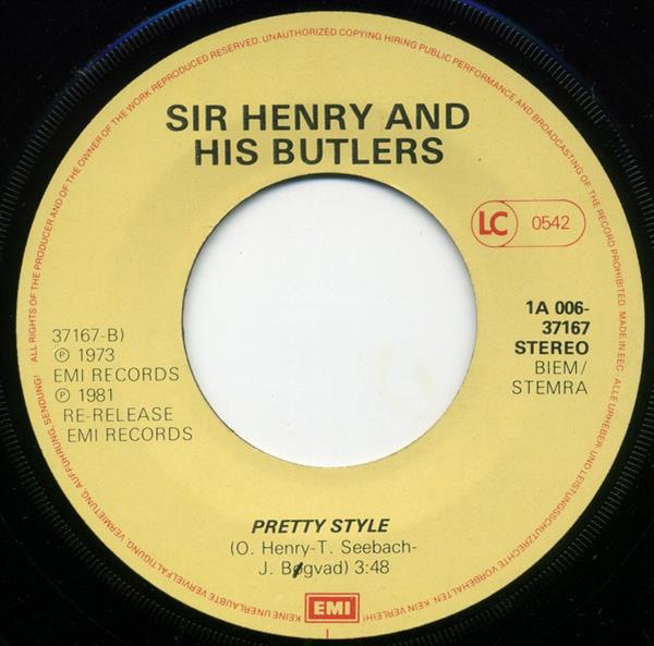 Grote foto sir henry his butlers camp pretty style muziek en instrumenten platen elpees singles