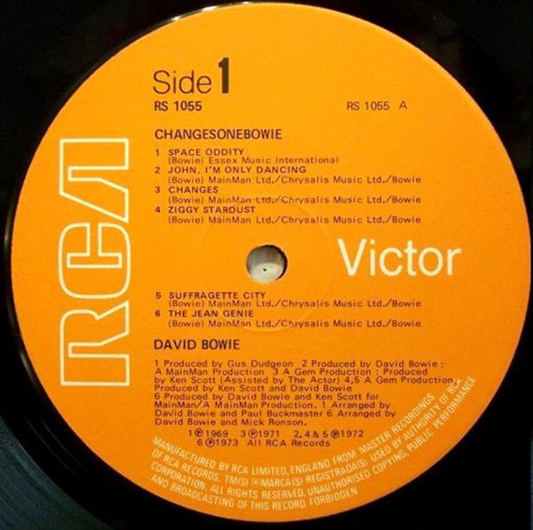 Grote foto david bowie changesonebowie muziek en instrumenten platen elpees singles