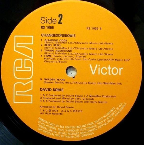 Grote foto david bowie changesonebowie muziek en instrumenten platen elpees singles