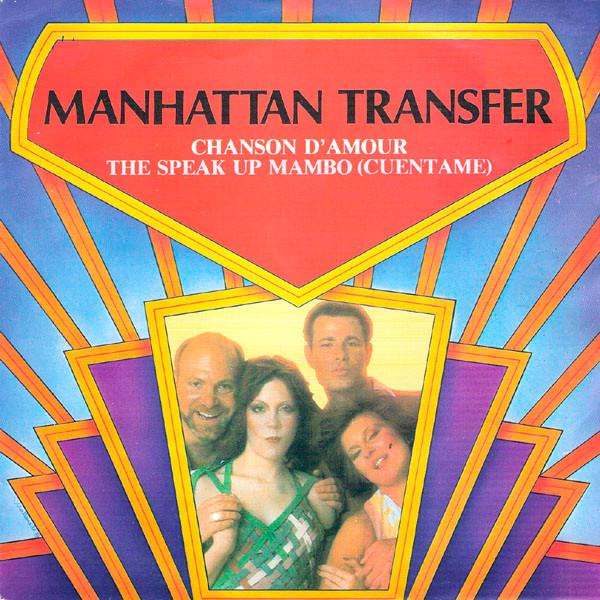 Grote foto the manhattan transfer chanson d amour the speak up mambo cuentame muziek en instrumenten platen elpees singles