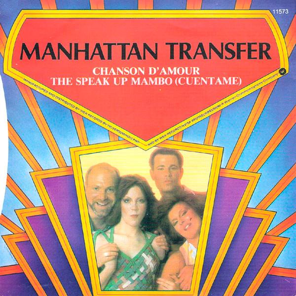 Grote foto the manhattan transfer chanson d amour the speak up mambo cuentame muziek en instrumenten platen elpees singles