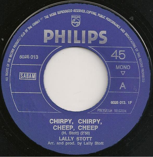 Grote foto lally stott chirpy chirpy cheep cheep henry james muziek en instrumenten platen elpees singles