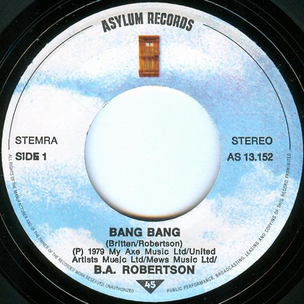 Grote foto b. a. robertson bang bang muziek en instrumenten platen elpees singles