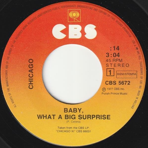 Grote foto chicago 2 baby what a big surprise muziek en instrumenten platen elpees singles