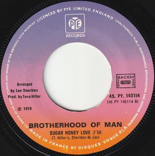 Grote foto brotherhood of man my sweet rosalie muziek en instrumenten platen elpees singles