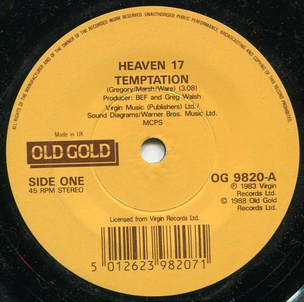 Grote foto heaven 17 temptation muziek en instrumenten platen elpees singles